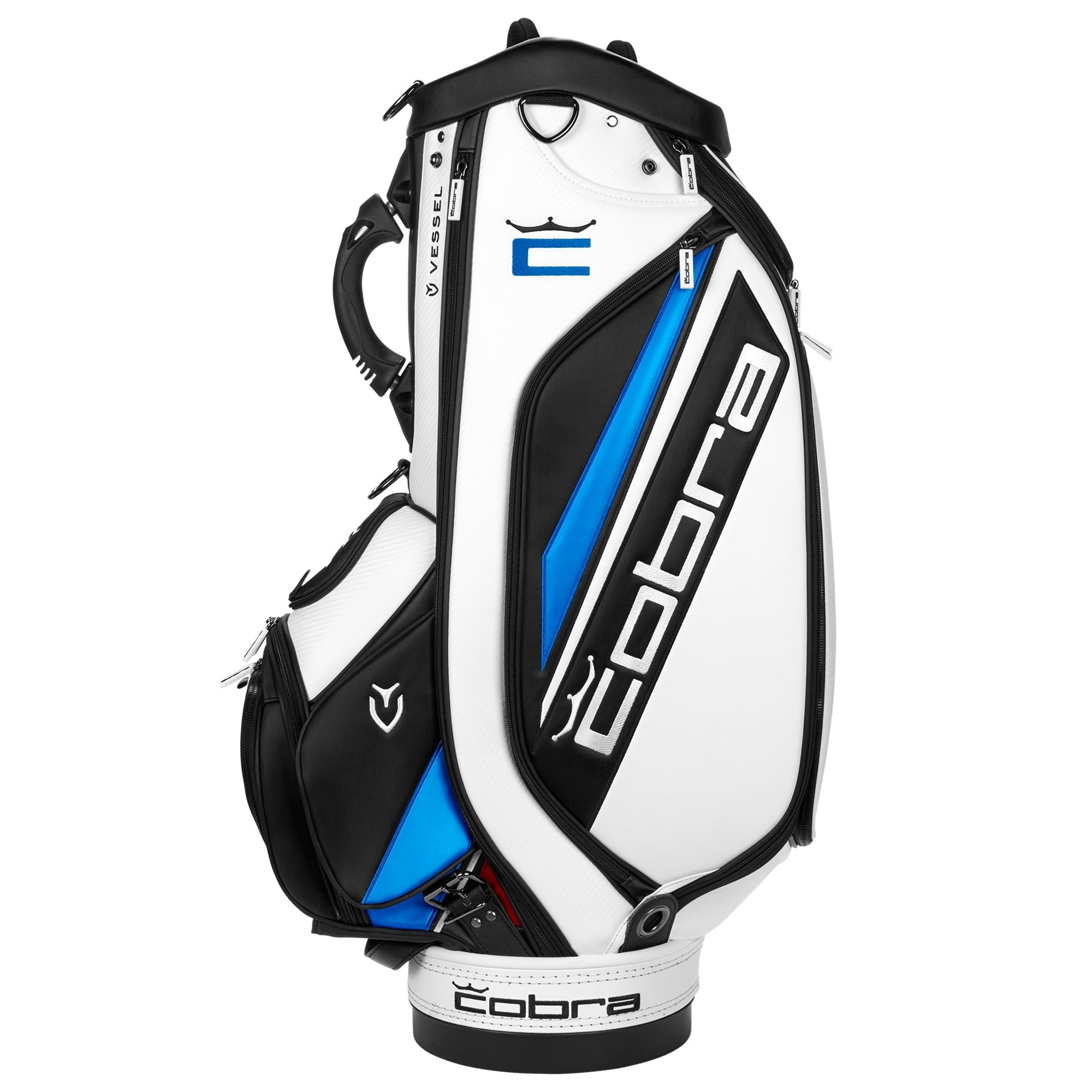 Cobra x Vessel Aerojet White Tour Golf Staff Bag