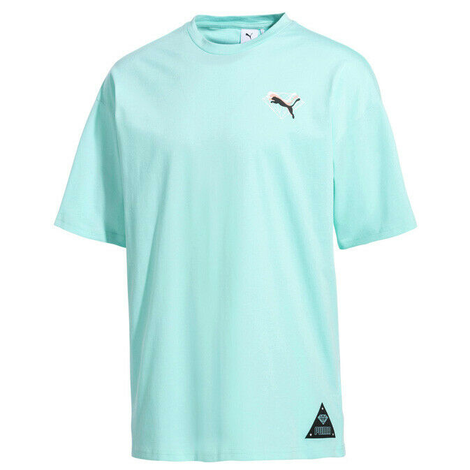 Puma x Diamond Mens Aqua T-Shirt