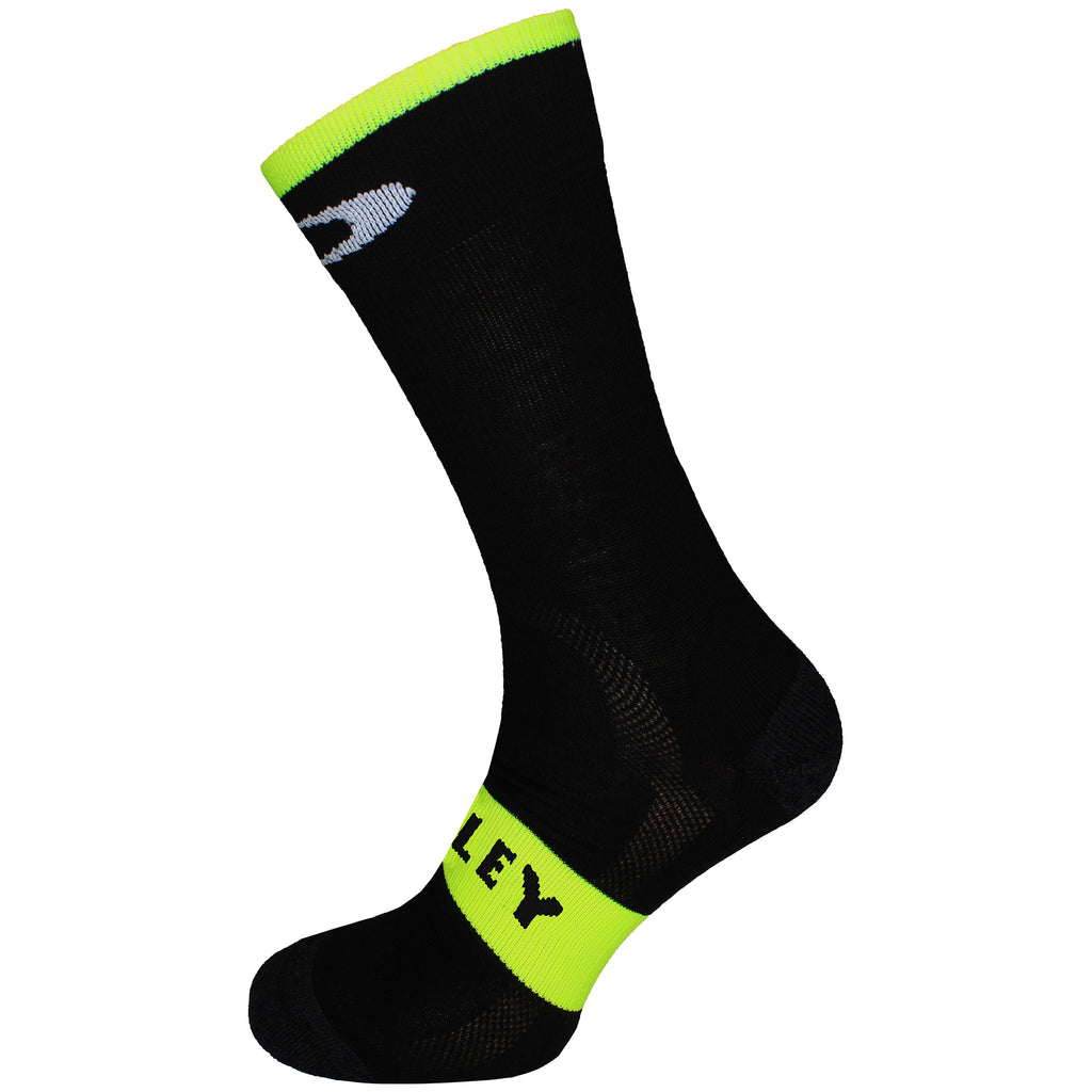 Oakley Thermal Mens Black/Neon Yellow Cycling Socks