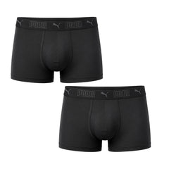 Puma 2-Pack Sport Microfiber Mens Black Boxer Shorts