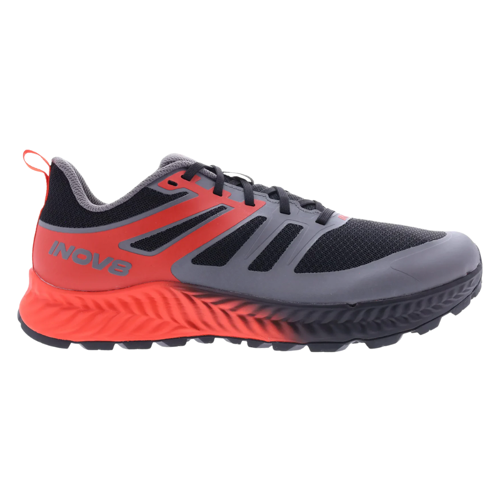Inov-8 Trailfly Black Fiery Red Mens Running Shoes (Wide Fit)