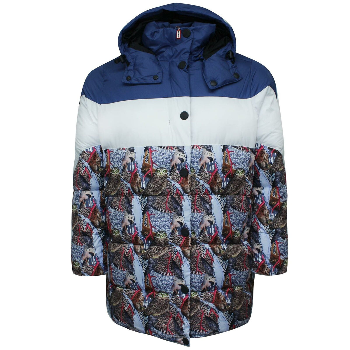 Hunter Original Print Womens Blue Coat