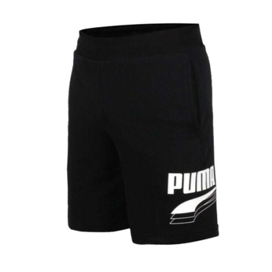 Puma Rebel Bold 9" Mens Black Running Shorts