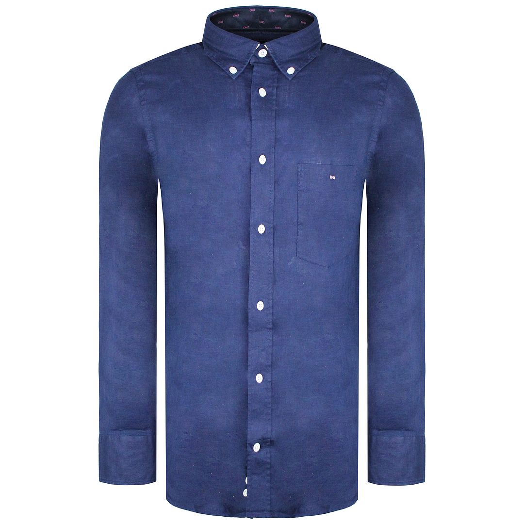 Eden Park Paris Oxford Mens Navy Shirt