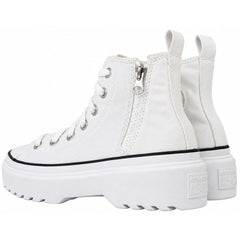 Converse Chuck Taylor Lugged Lift Hi Kids White Shoes