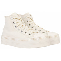 Converse Chuck Taylor Modern Lift Platform Womens Beige Plimsolls