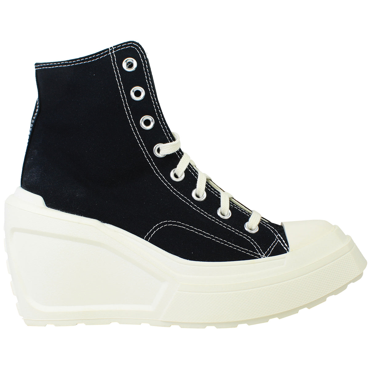 Converse Chuck 70 De Luxe Wedge Hi Womens Black Shoes