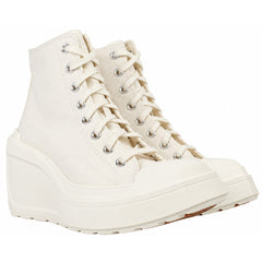 Converse Chuck 70 De Luxe Wedge Hi Womens White Shoes