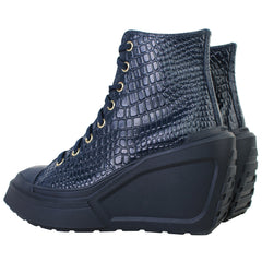 Converse Chuck 70 De Luxe Hi Womens Navy Patform Wedges