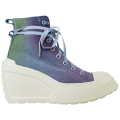 Converse Chuck 70 De Luxe Womens Denim Wedges