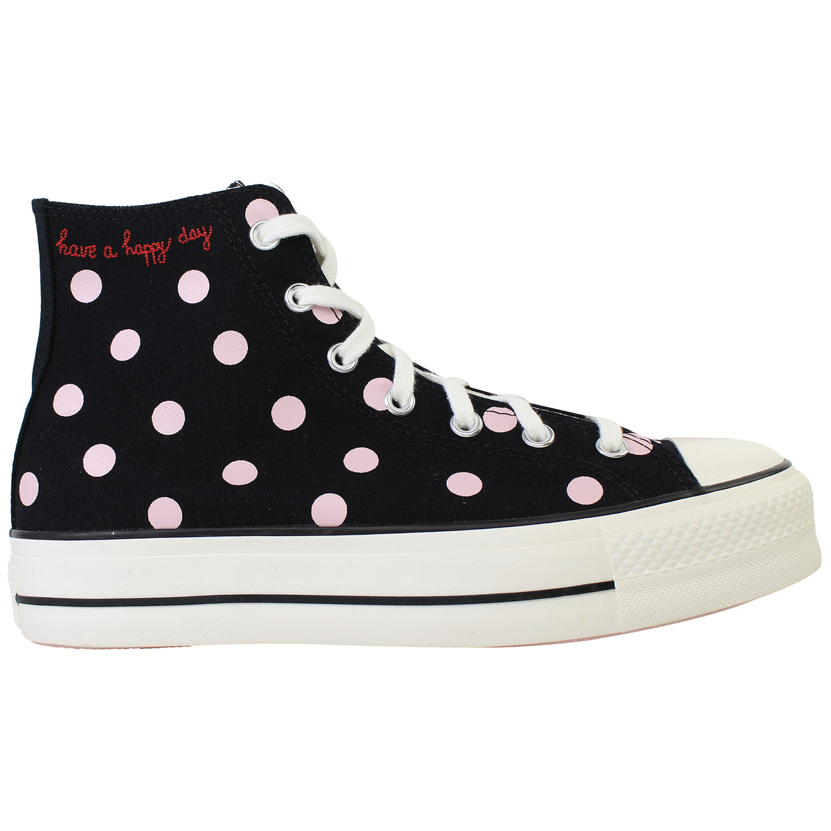 Converse Chuck Taylor All Star Lift Hi Womens Black Plimsolls