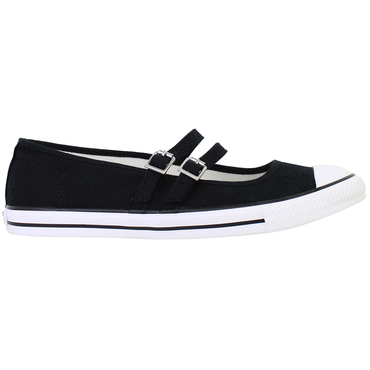 Converse Chuck Taylor All Star Dainty Mary Jane Womens Black Plimsolls