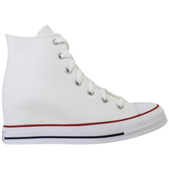 Converse Chuck Taylor All Star Classic Wedge Hi Womens White Plimsolls