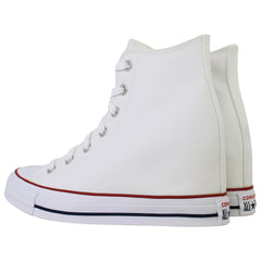 Converse Chuck Taylor All Star Classic Wedge Hi Womens White Plimsolls
