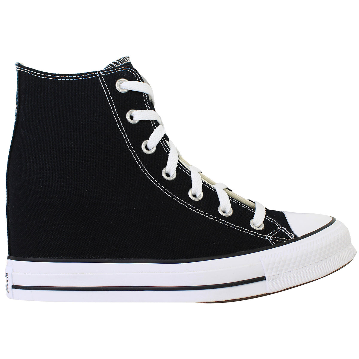 Converse Chuck Taylor All Star Wedge Womens Black Plimsolls