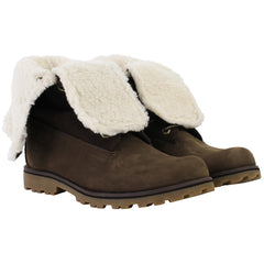 Timberland 6inch Shearling Kids Brown Boots
