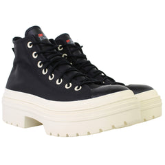Converse Chuck Taylor All Star Lugged Heel Platform Womens Black Shoes