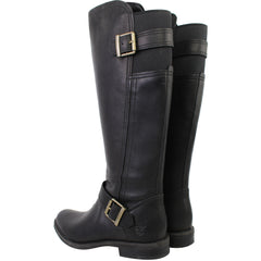 Timberland Savin Hill Womens Black Knee High Boots