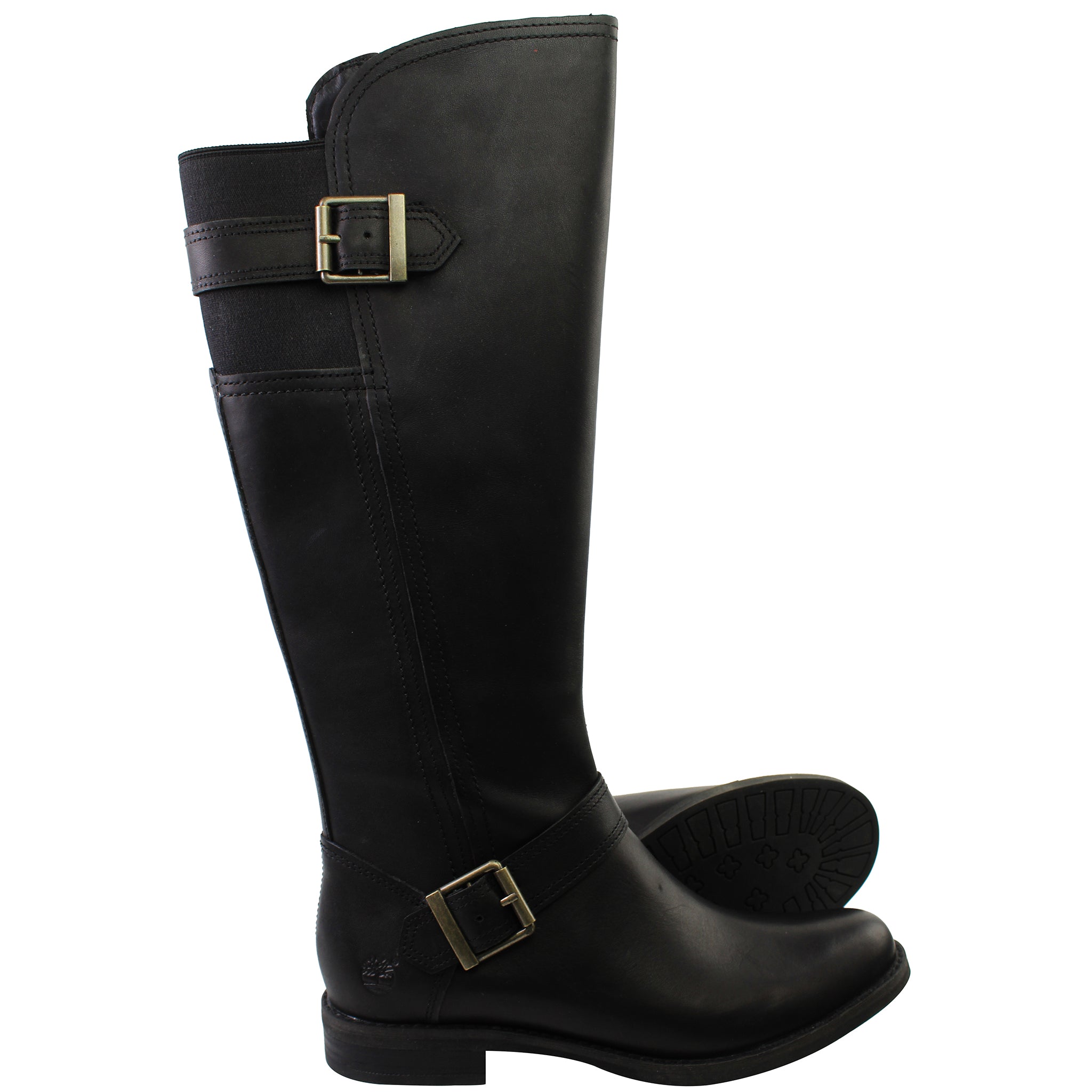 Timberland Savin Hill Womens Black Knee High Boots