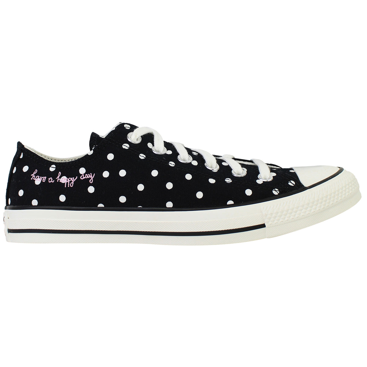 Converse Chuck Taylor All Star Polka Dots Womens Black Plimsolls