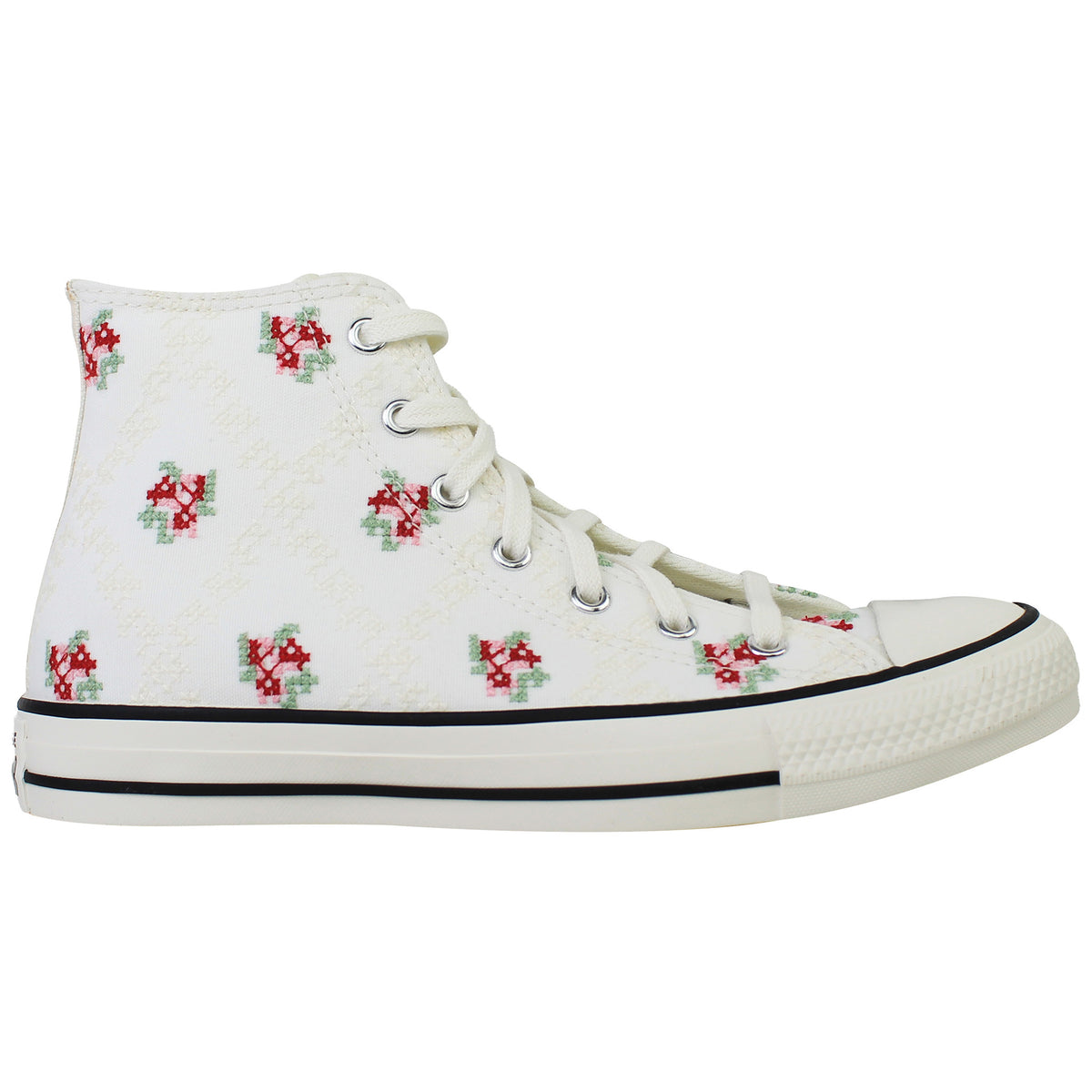 Converse Chuck Taylor All Star Vintage Embroidery Kids White Plimsolls