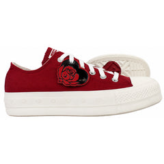 Converse Chuck Taylor Lift OX Womens Red Plismolls