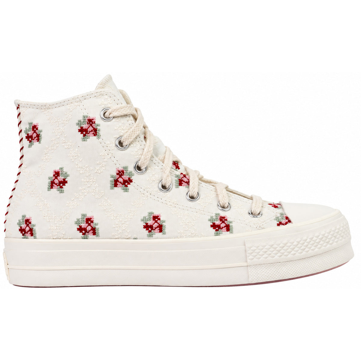 Converse Chuck Taylor Lift Hi Womens White Plimsolls