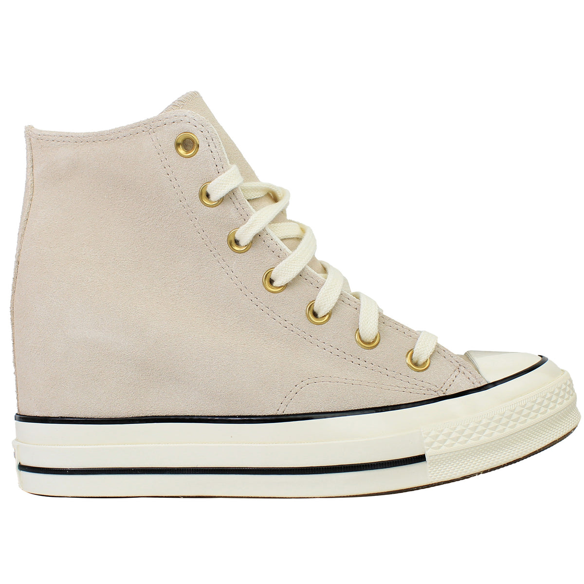 Converse Chuck 70 Wedge Hi Womens Light Pink Plimsolls