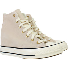 Converse Chuck 70 Wedge Hi Womens Light Pink Plimsolls