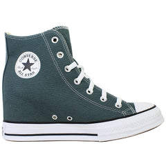 Converse Chuck Taylor Wedge Hi Womens Dark Green Plimsolls