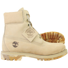 Timberland Premium 6inch Womens Beige Boots