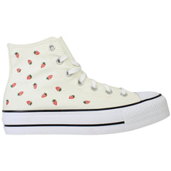 Converse Chuck Taylor Lift Hi Womens Off White Plimsolls