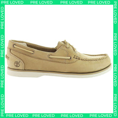 Timberland Classic Womens Beige Boat Shoes NO BOX