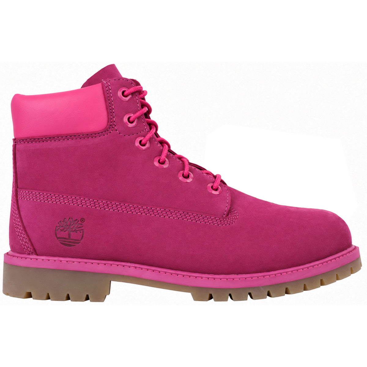Timberland 6inch Premium Waterproof Kids Pink Boots