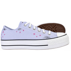 Converse Chuck Taylor Lift OX Womens Blue Plimsolls