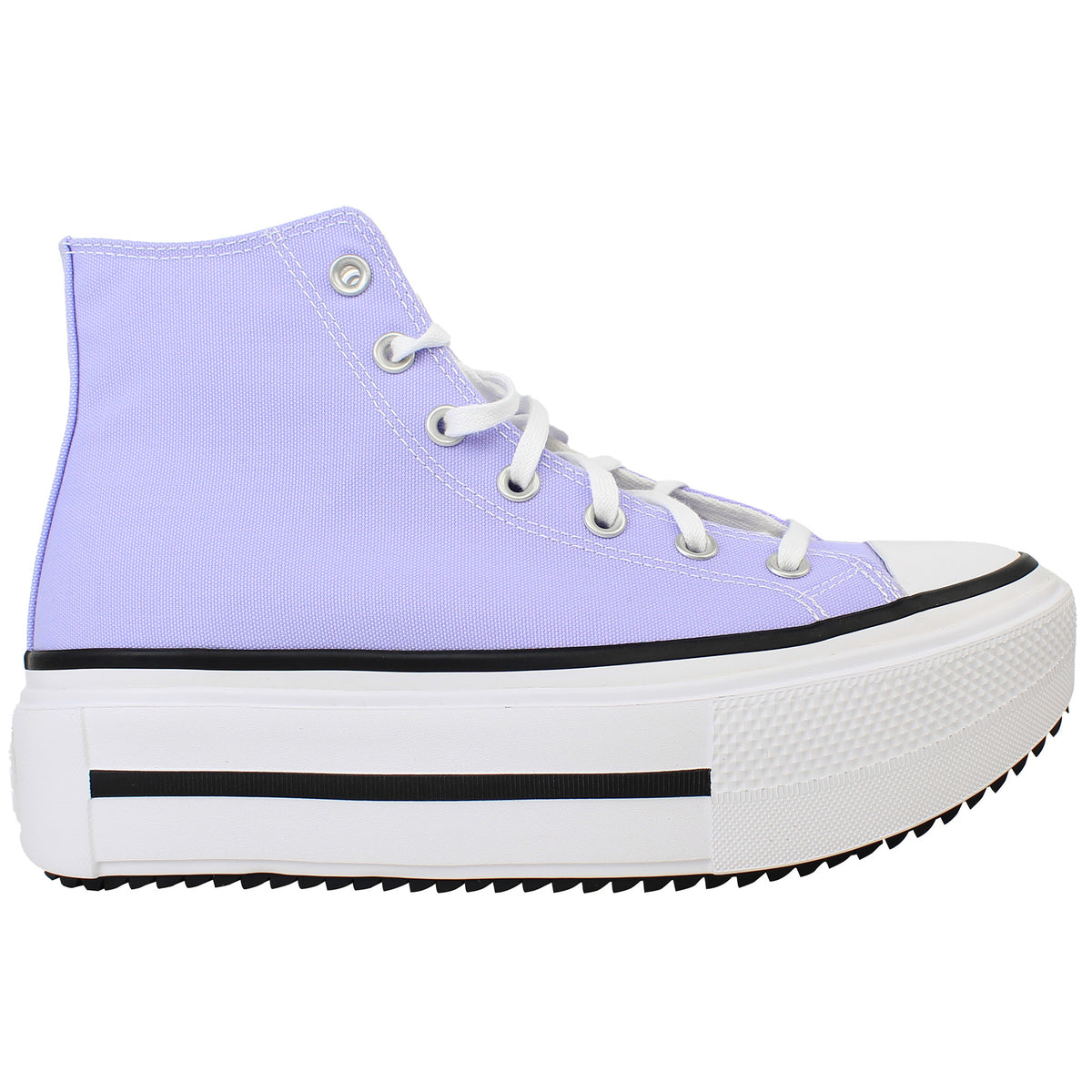 Converse Chuck Taylor Lift Double Stack Hi Unisex Purple Plimsolls