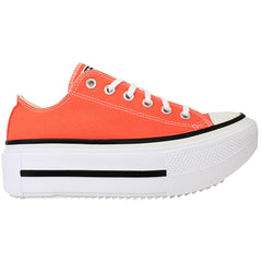 Converse Chuck Taylor Lift Double Stack OX Unisex Orange Plimsolls