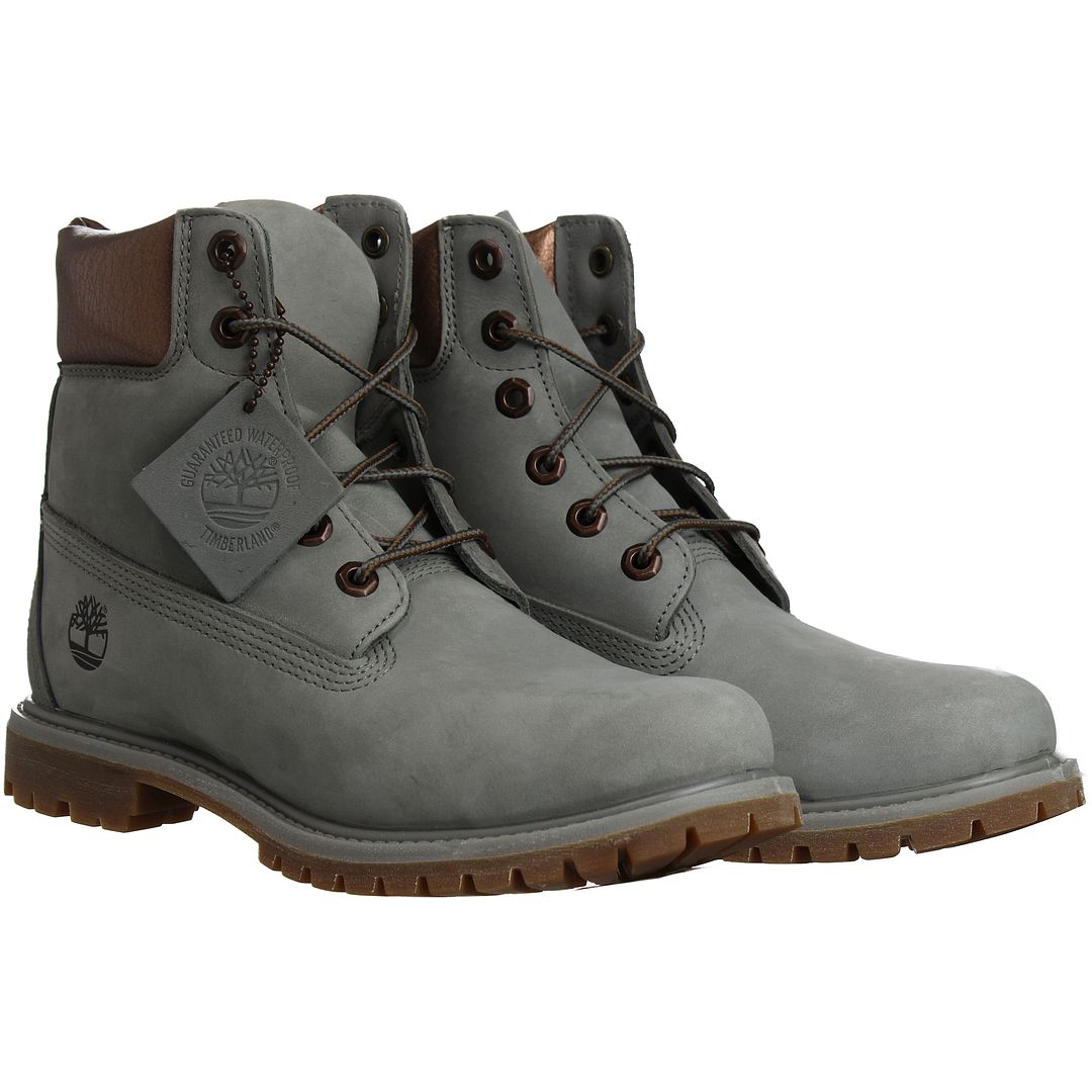 Timberland 6inch Premium Waterproof Womens Grey Boots