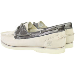 Timberland Classic Womens Beige Boat Shoes