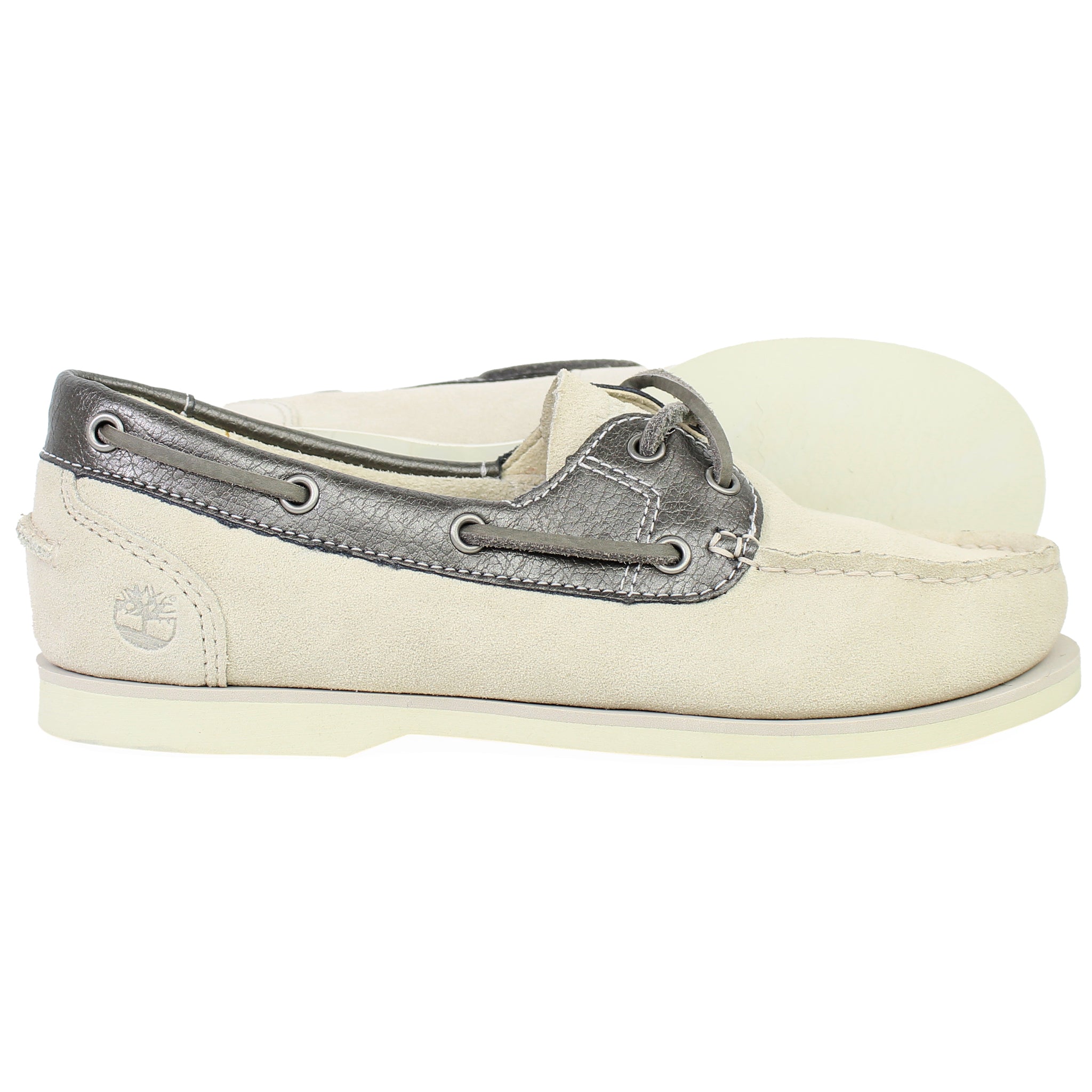 Timberland Classic Womens Beige Boat Shoes