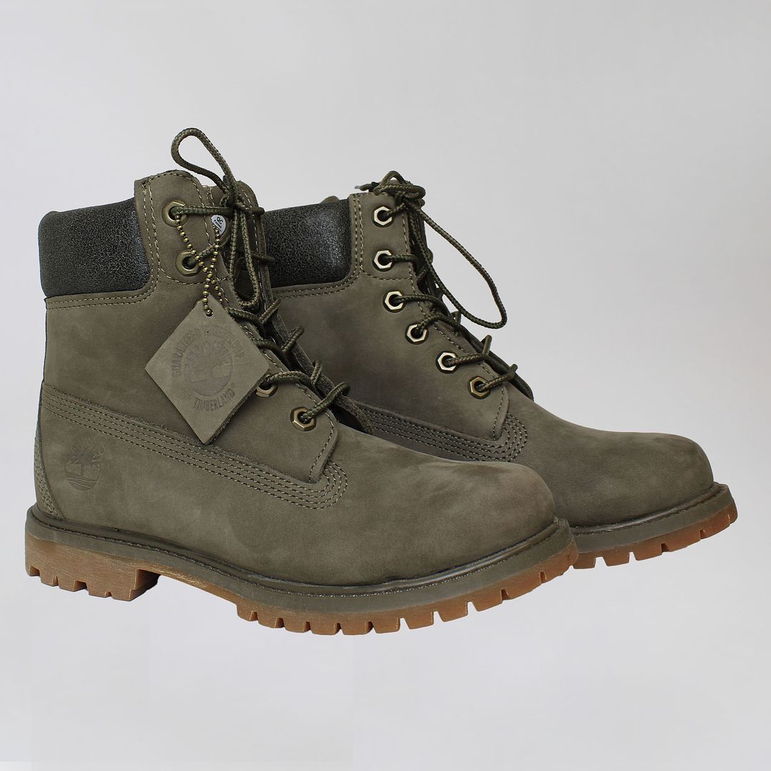 Timberland 6Inch Premium Womens Olive Boots NO BOX