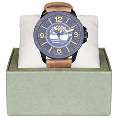Timberland Edgemount Analogue Leather Brown Watch