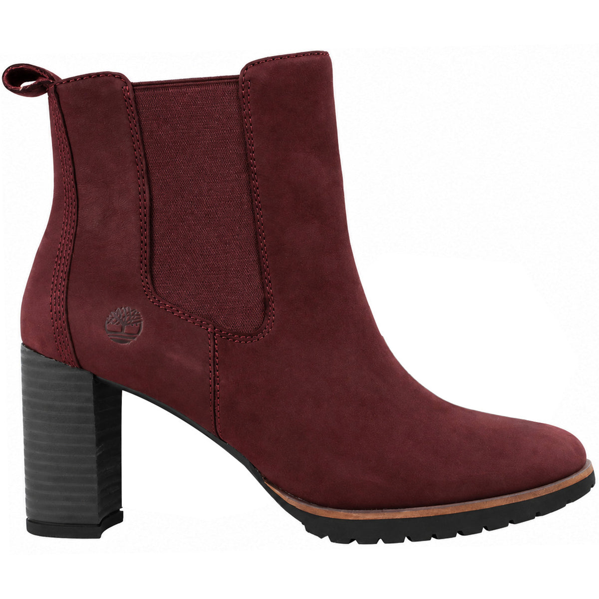 Timberland Leslie Anne Womens Burgundy Chelsea Boots