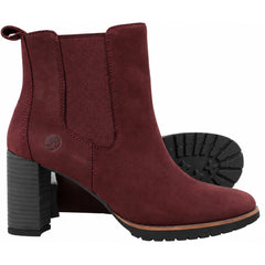Timberland Leslie Anne Womens Burgundy Chelsea Boots