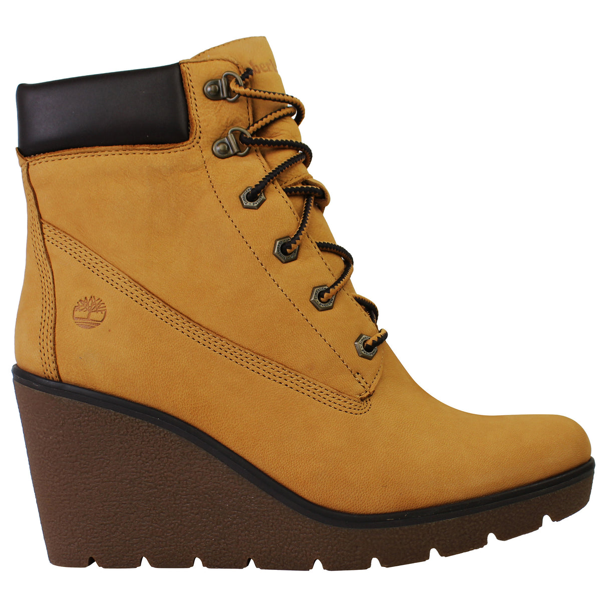 Timberland Paris Height 6inch Womens Wheat Wedge Boots