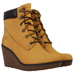 Timberland Paris Height 6inch Womens Wheat Wedge Boots