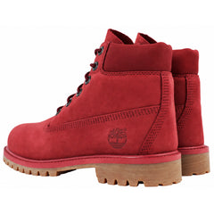 Timberland 6inch Premium Waterproof Kids Burgundy Boots