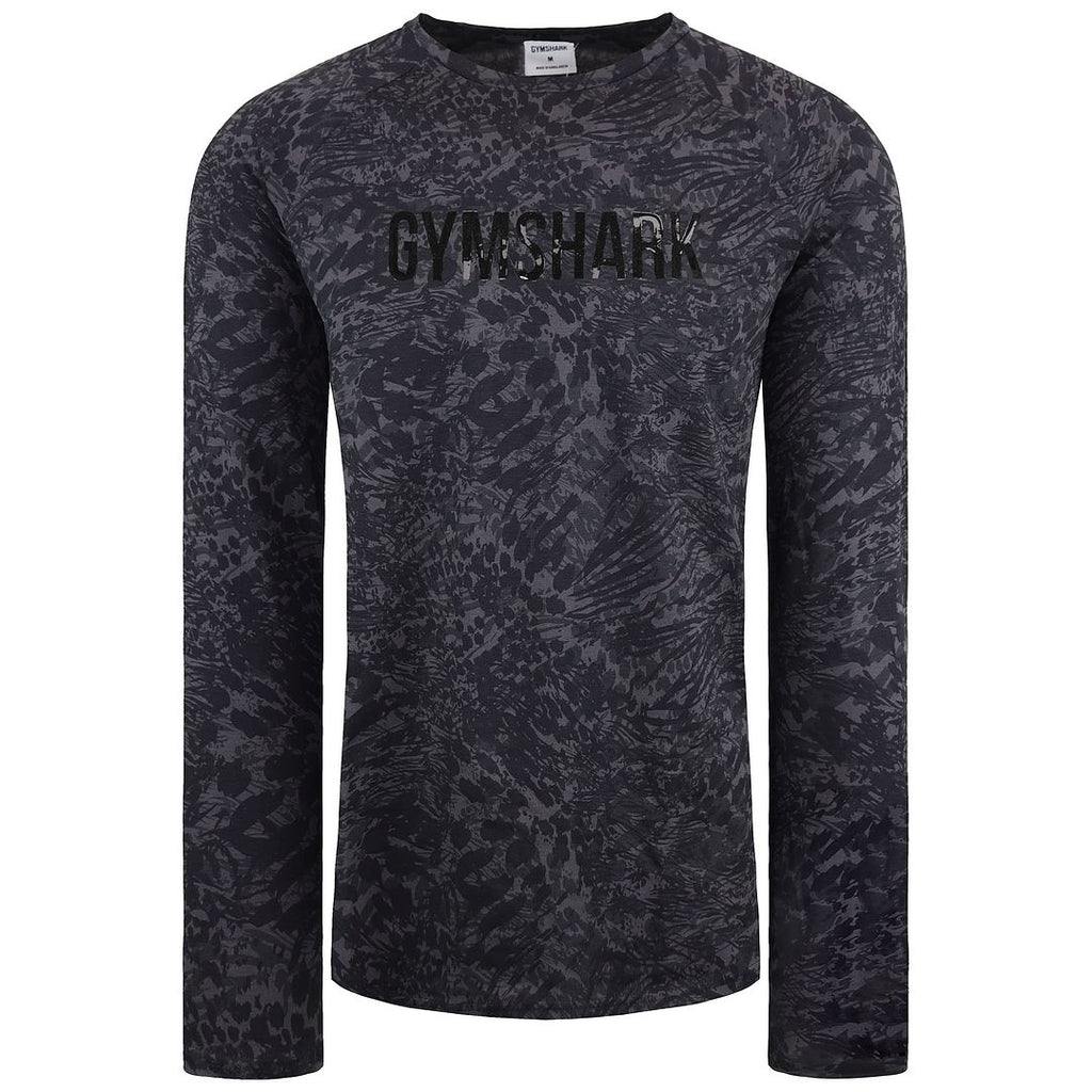 Gymshark GFX Bob Apollo Mens Black AOP Top