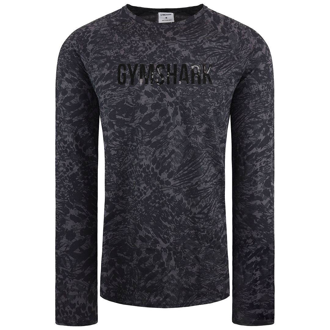 Gymshark GFX Bob Apollo Mens Black AOP Top