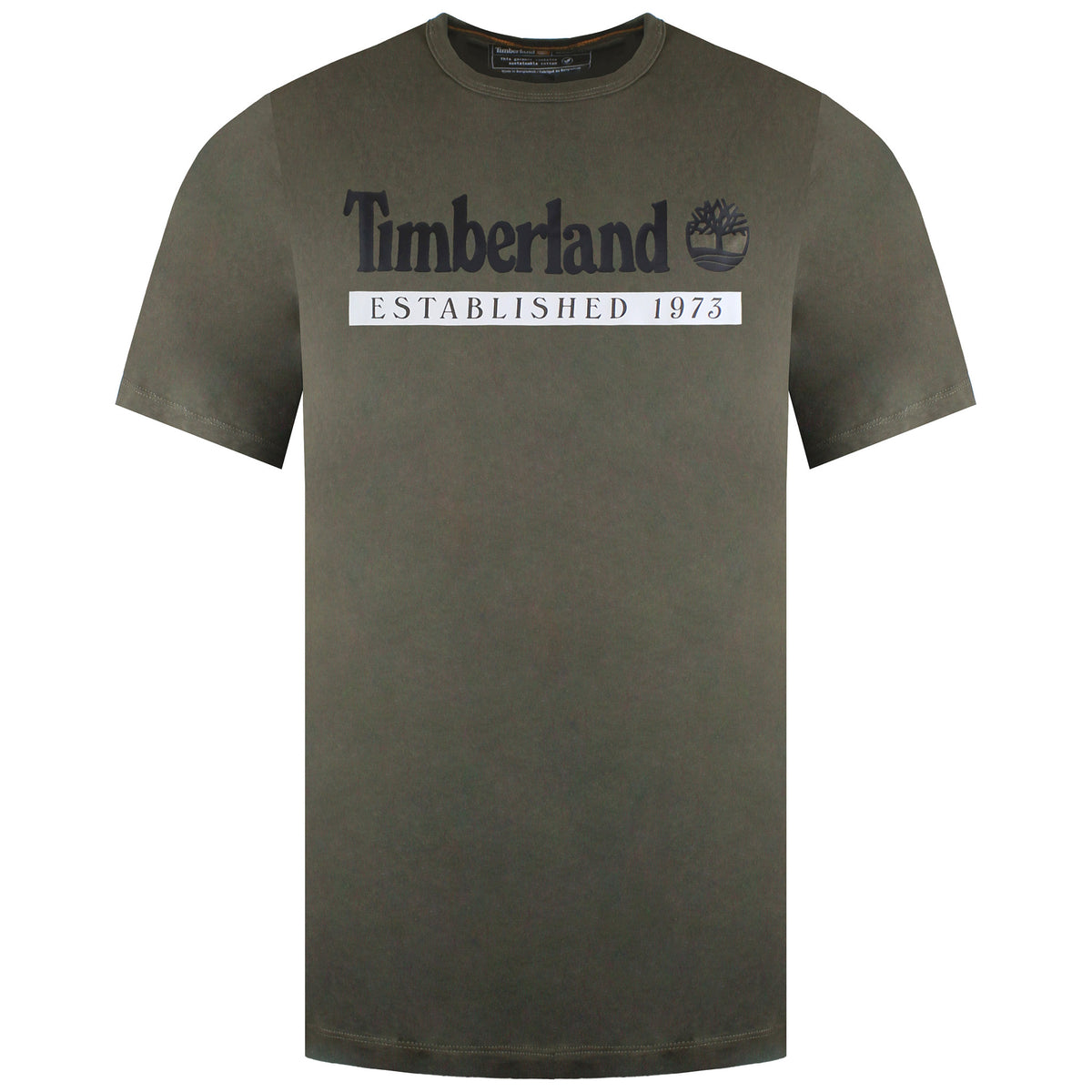 Timberland Established 1973 Mens Dark Green T-Shirt